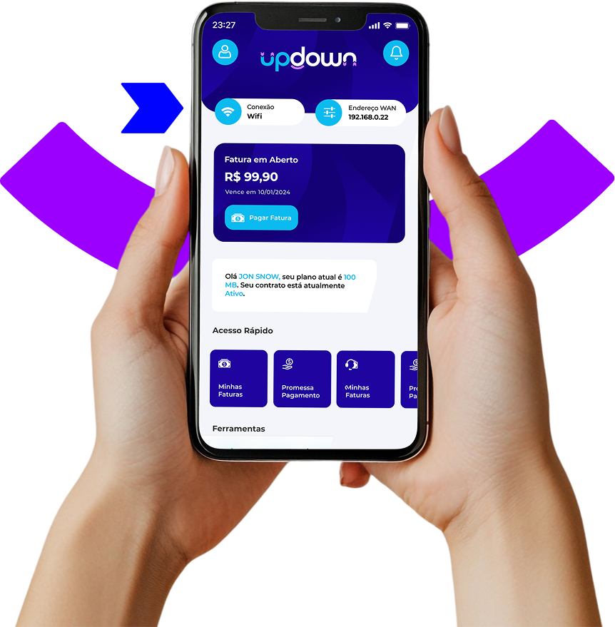 App Updown Internet